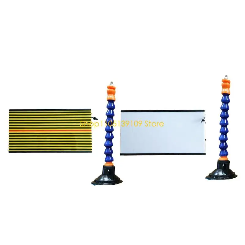 

Цвет Регулируемый кронштейн на присоске, лампа для вмятин, доска для ремонта автомобиля, инструмент для ремонта вмятин, полоса,