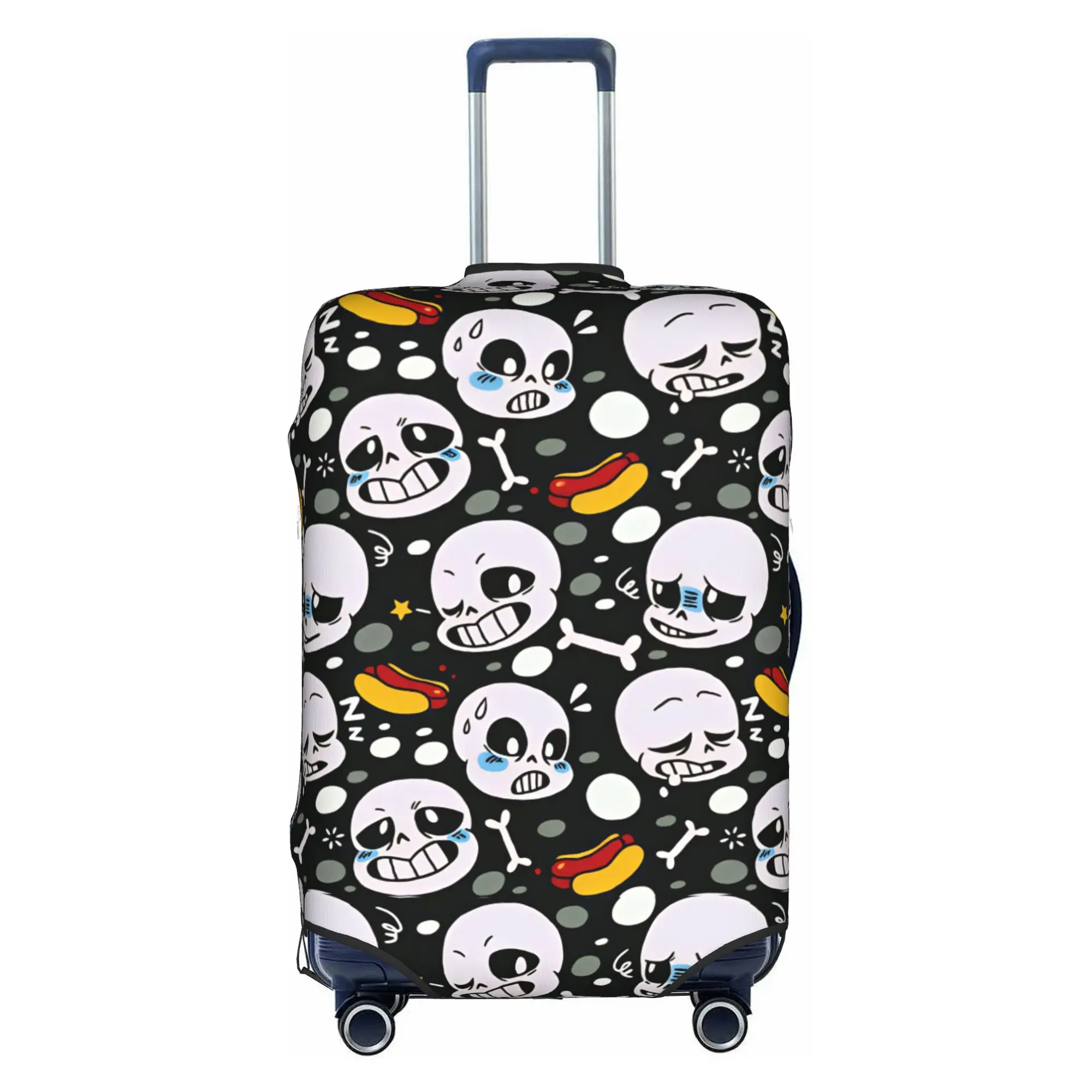 U-Undertales S-Sans Game Luggage Cover Funny  Suitcase Protector Covers Suit For 18-32 inch