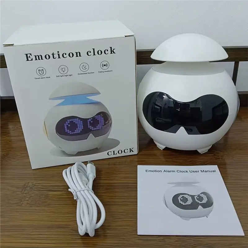 Y50A-LED Digital Alert Clock With Bluetooth Speaker Dimmable Music Lamp Touch Control Night Light Bedside Table Lamp B