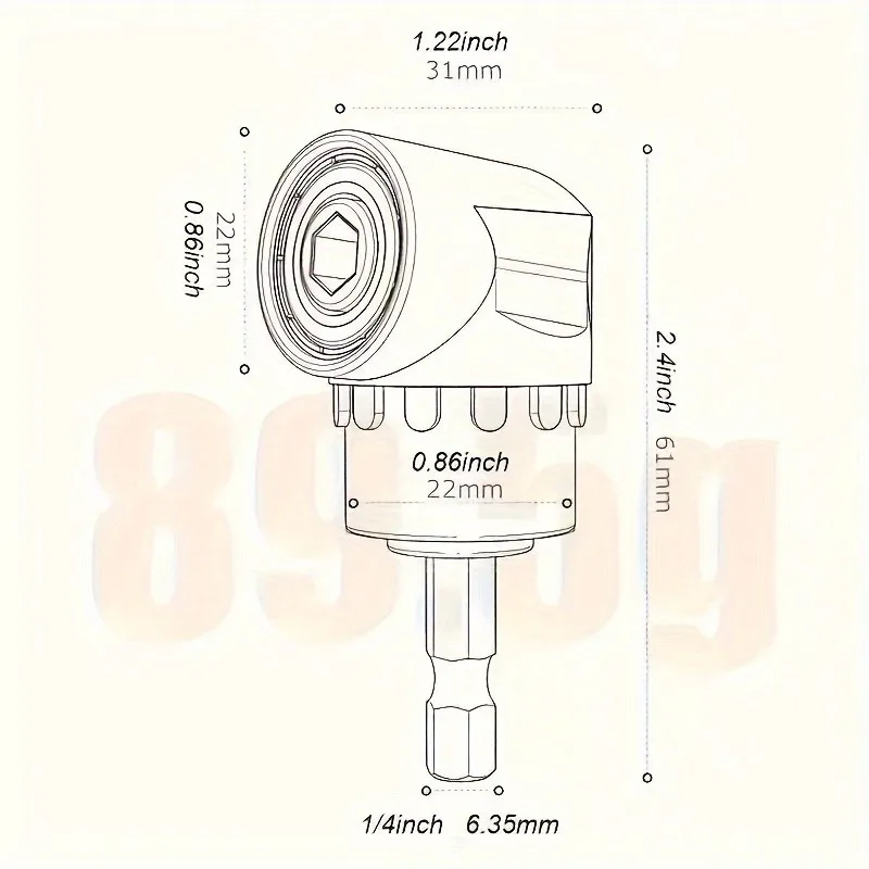 4 قطعة تأثير الصف زاوية محول مأخذ التوصيل أداة اليد السلطة جزء سائق تمديد مجموعة مفك حامل الحفر الجوز مرفق