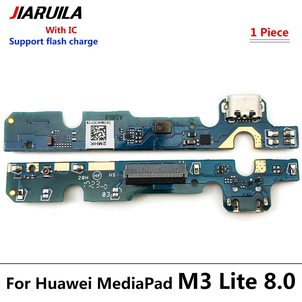 USB Charging Board For Huawei MediaPad M3 Lite 8 8.0 CPN-W09 CPN-AL00 Charging Port Usb Board Connector Flex Cable With Micro