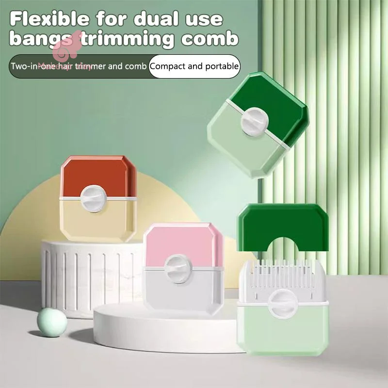 

2 In 1 Baby HairCut And Hairdressing Comb Trim Bangs And Broken Hair Bangs Trimmer Manual Portable Children's Hair Clipper