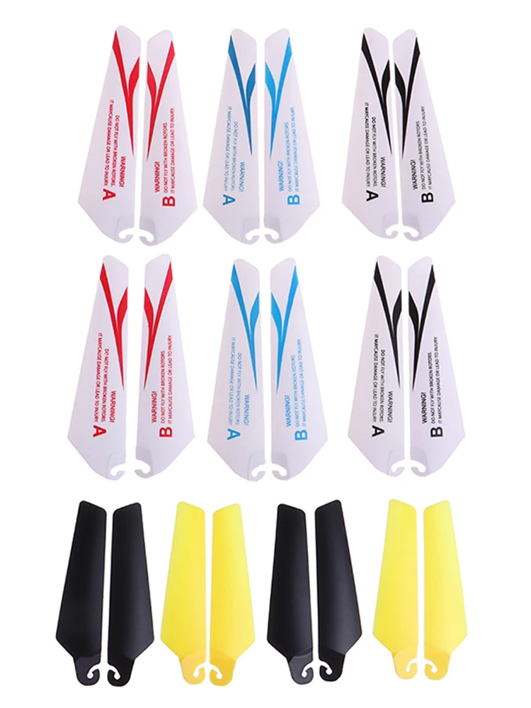 Lames de rechange pour r/c mini pie rotor rc CH002 CH023 Drone Toys, 4 pièces 7.2/9cm