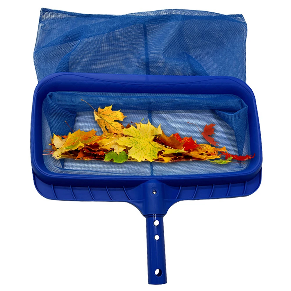 

Pool Skimmer Net Large Capacity Thickened Frame Pool Leaf Net Swimming Pool Cleaning Leaf Skim Net for Cleaning Finest Debris