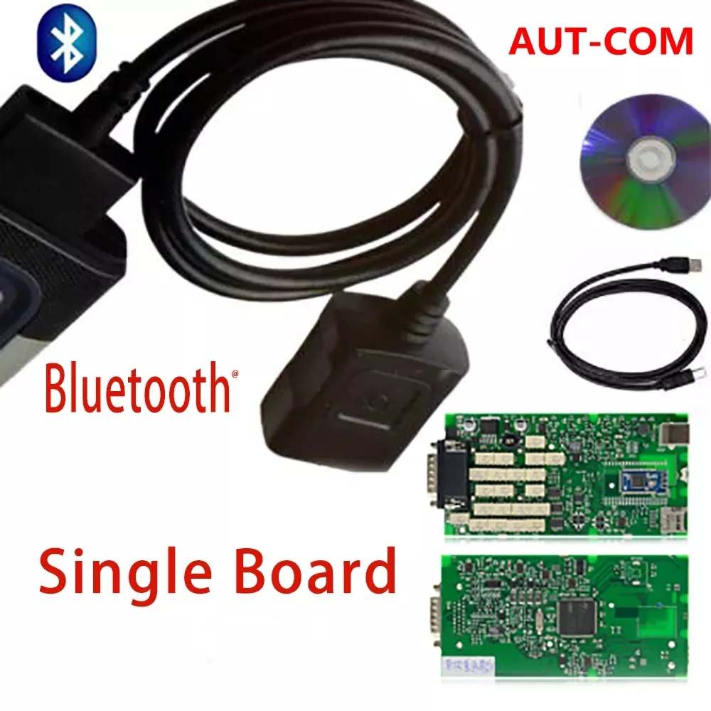 For TCS Single board 2020.23 2017.r3 For De-phis FOR D150 e 2021 Obd New VCI Repair Tool Obd2 Scanner Car Diagnostic Tool