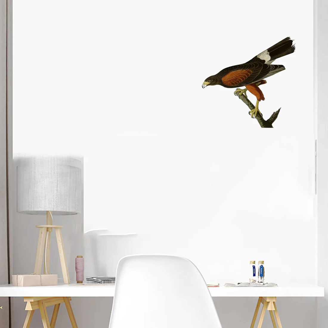 Three Ratels CD20 Eagle Sticker Home Decoration Art Wall Sticker Furniture Sticker Waterproof Bathroom Sticker