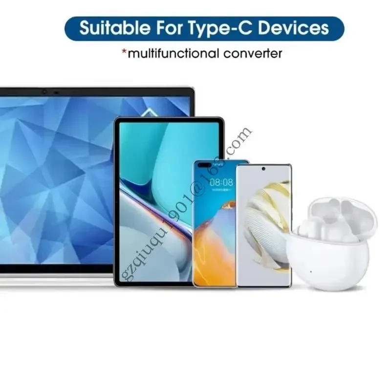 8pin أنثى من نوع C محولات الذكور لنقل البيانات الفعال والشحن السريع للسفر والمكتب H05A