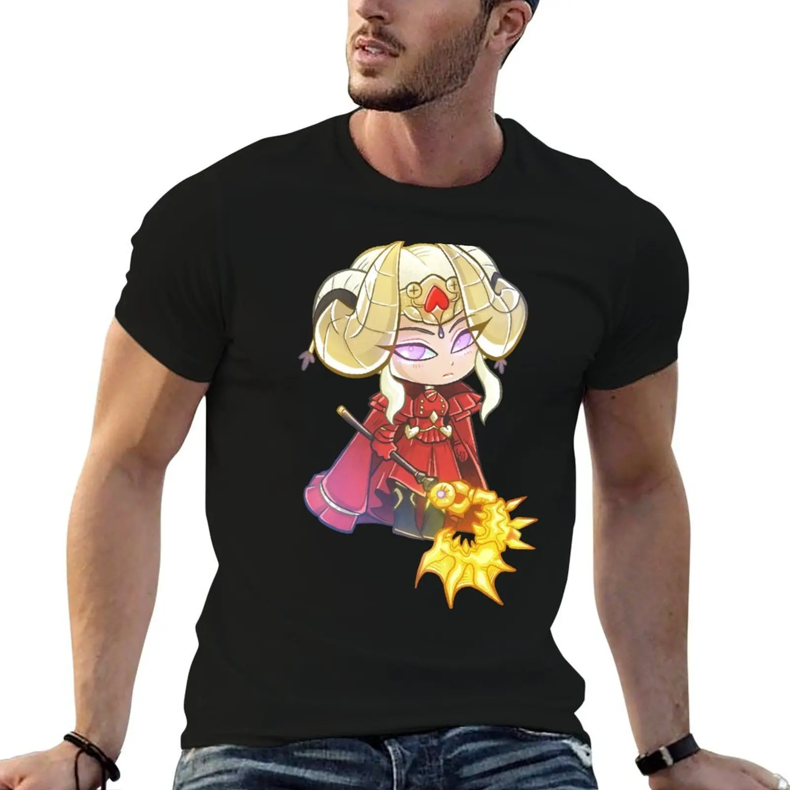 

Emperor Edelgard - Fire Emblem Three Houses - Chibi Cutie T-Shirt t shirts for man pack cotton t shirts for man slim fit T-Shirt