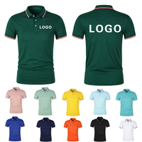 Summer Men Women Lapel Short Sleeve Polo Shirt Custom Print logo Embroidered Name Company Sports Running Large Size 5xl 6xl Top