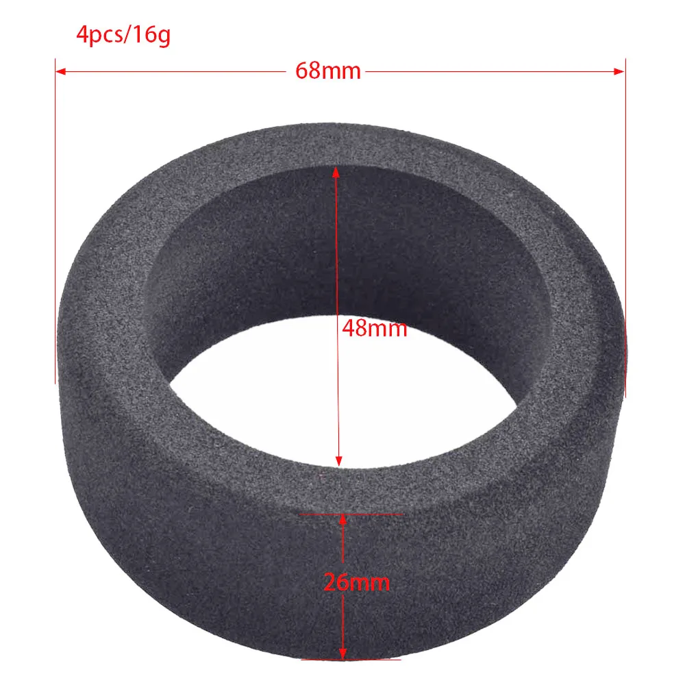 1/10 flat running sponge tire RC tire professional racing unlimited HSP94123 Sakura D4 Tiangong TT02 flat sports car