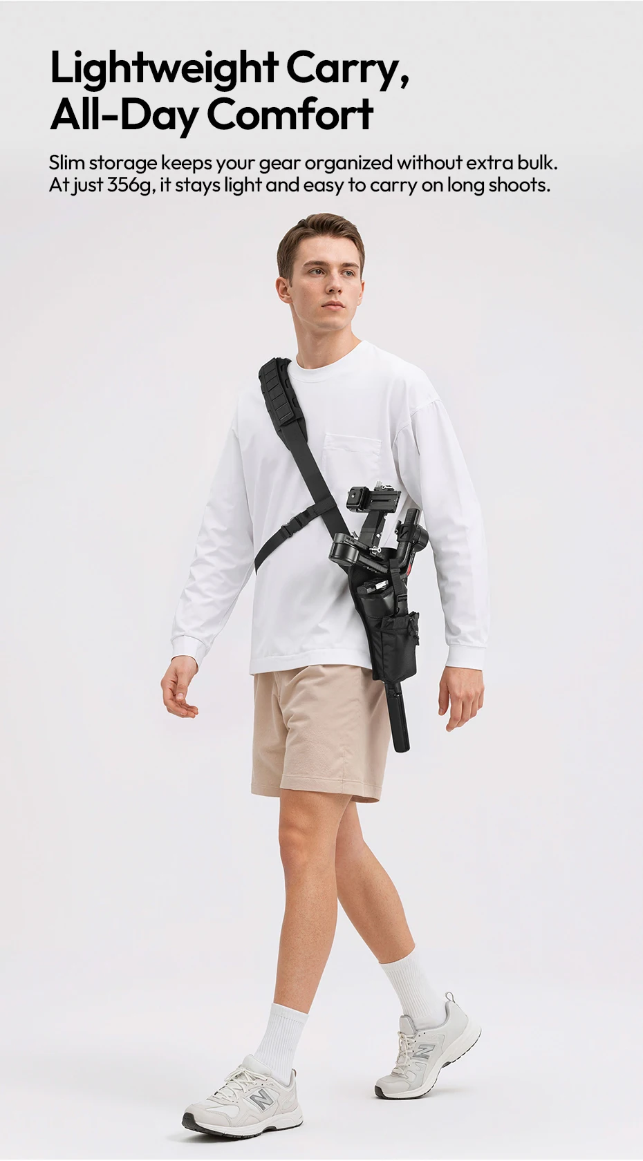 Ulanzi CB01 Kamera-Gimbal-Holster für DJI RS 3 Mini / RS 3 / RS 4 Mini / RS 4 Pro Langlebiges Kamera-Gimbal-Holster für Fotografie – Detail 9