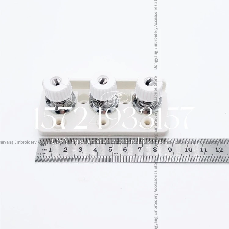 3 6 9 12-needle conjoined thread gripper Thread clamp Windproof Tube Winding Reel Computer Embroidery Machine Accessories