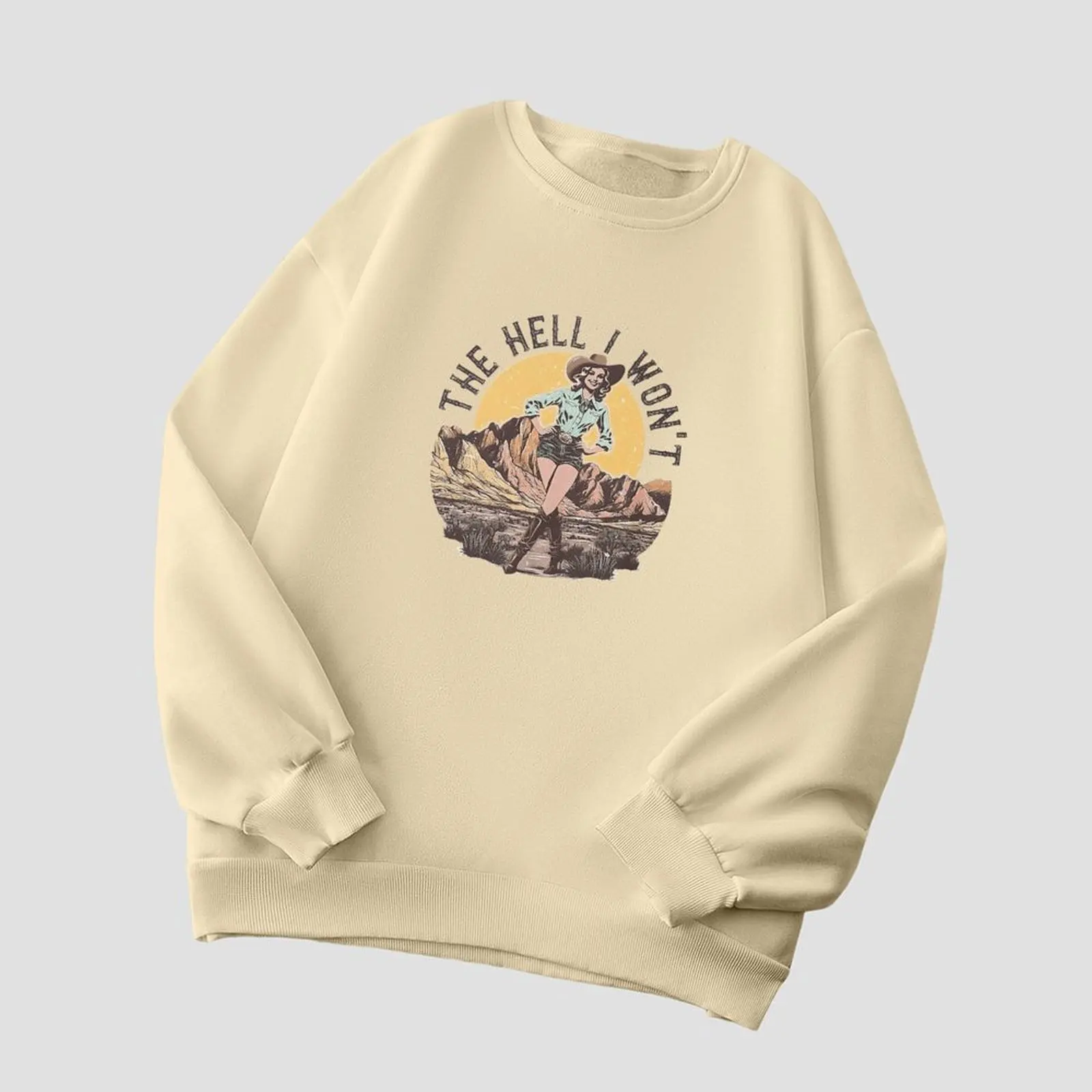 المرأة جولة الرقبة طويلة الأكمام المخملية الشتاء عارضة المألوف راعية البقر طباعة البلوز سترة ملابس امرأة 2025 #6