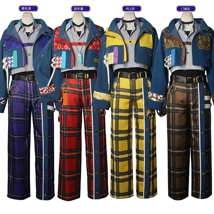 COS-KiKi Ensemble Stars 2 PORTRAIT Look Back Model Group Reminisce Sena Izumi/Yuuki Makoto/Narukami Arashi Game Suit Halloween #5