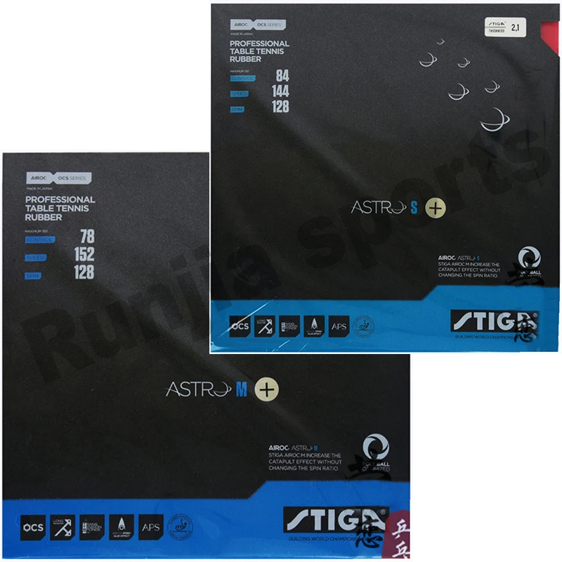 Original Stiga AIROC S M table tennis rubber pimples in backhand tear elastic stiga table tennis rackets racquet sports