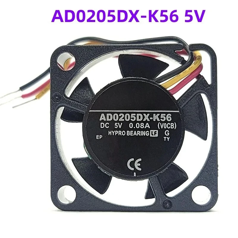 

AD0205DX-K56 5 В 0,08 А 25*25*6 мм ультратонкий мини-вентилятор супер бесшумный для вентилятора очистителя воздуха