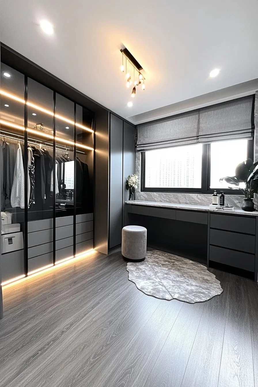 أحدث تصميم لعام 2025، مرحاض مفتوح للمشي، مبيعات المصنع مباشرة، تصميم مجاني لخزانة الملابس