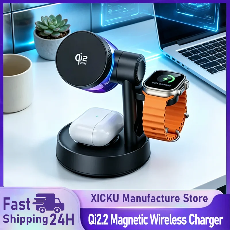 qi2-25w-wireless-charger-magnetic-fast-charging-bluetooth-speaker-for-iphone-17-pro-max-for-apple-samsung-galaxy-watch-airpods