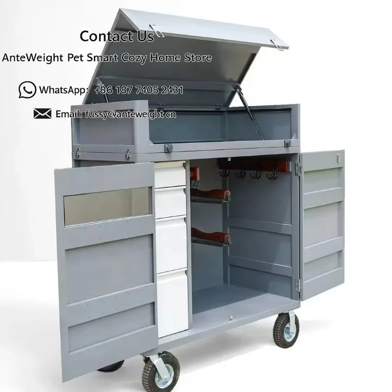 2026 Heavy-Duty Equestrian Saddle Box, Stainless Steel & Aluminum Build with Custom Colors/Logos | Roomy Commercial Tack Storage