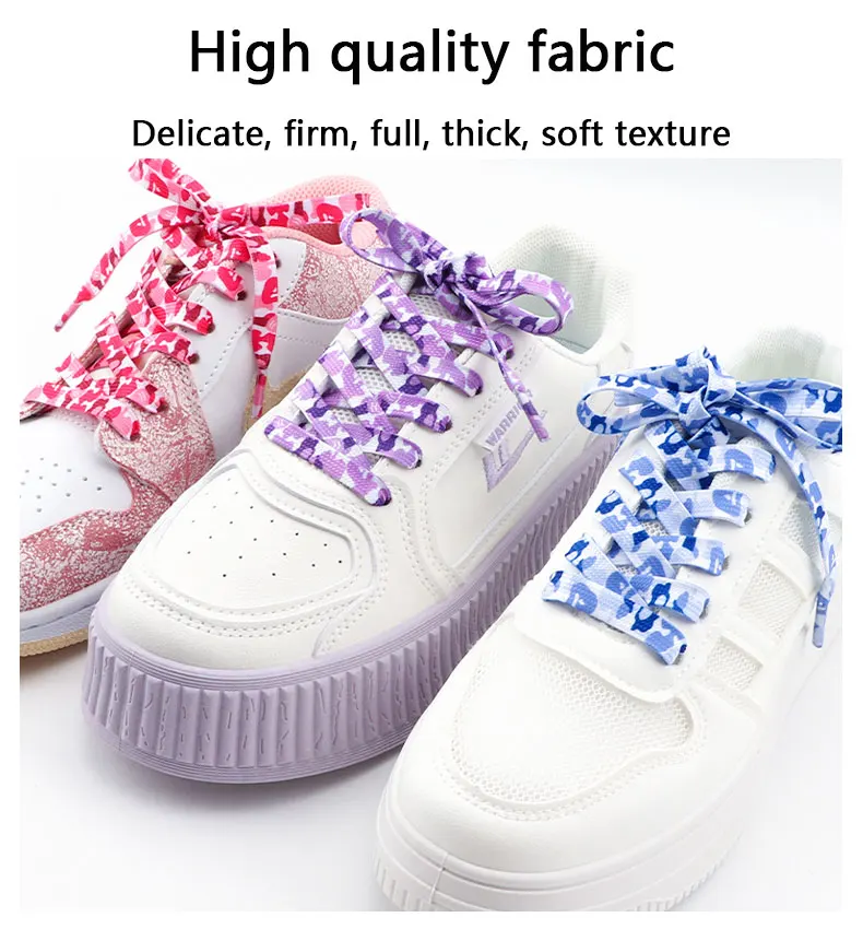 Trendige, kreative Schuhbänder mit Wolken- und Tarnmuster für Sneaker, Breite 0,8 cm, 120/140/160 cm, flache Schuhbänder für Damen und Herren. – Detail 5