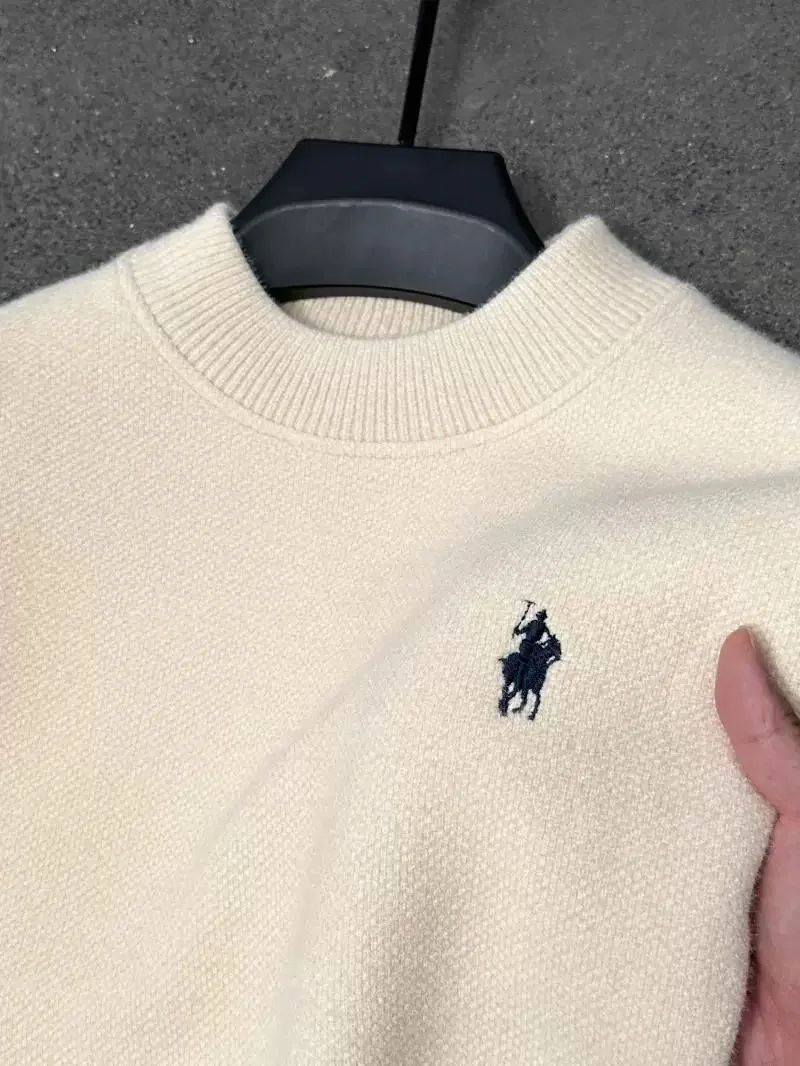 

Высококлассный брендовый модный свитер для мужчин роскошный изысканный дизайн с вышивкой для гольфа пони зимний плюшевый толстый новый вязаный пуловер с круглым вырезом