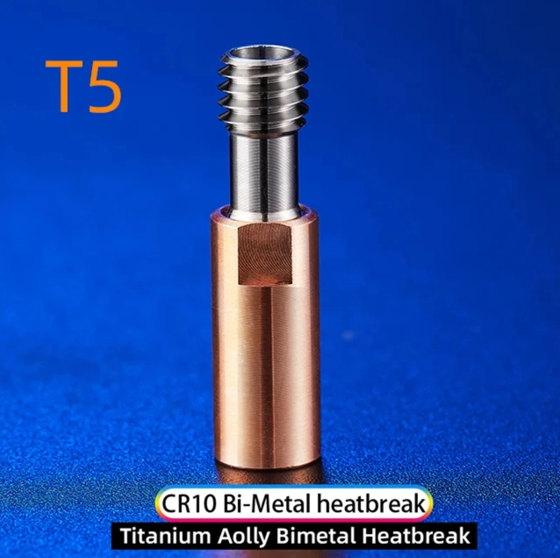 Bimetall-Heatbreak-Rohr für Creality Ender 3/3 S1/CR10/CR10S Pro, Kupfer & Titan Hochtemperatur-Heatbreak 1,75mm Filament – Detail 5