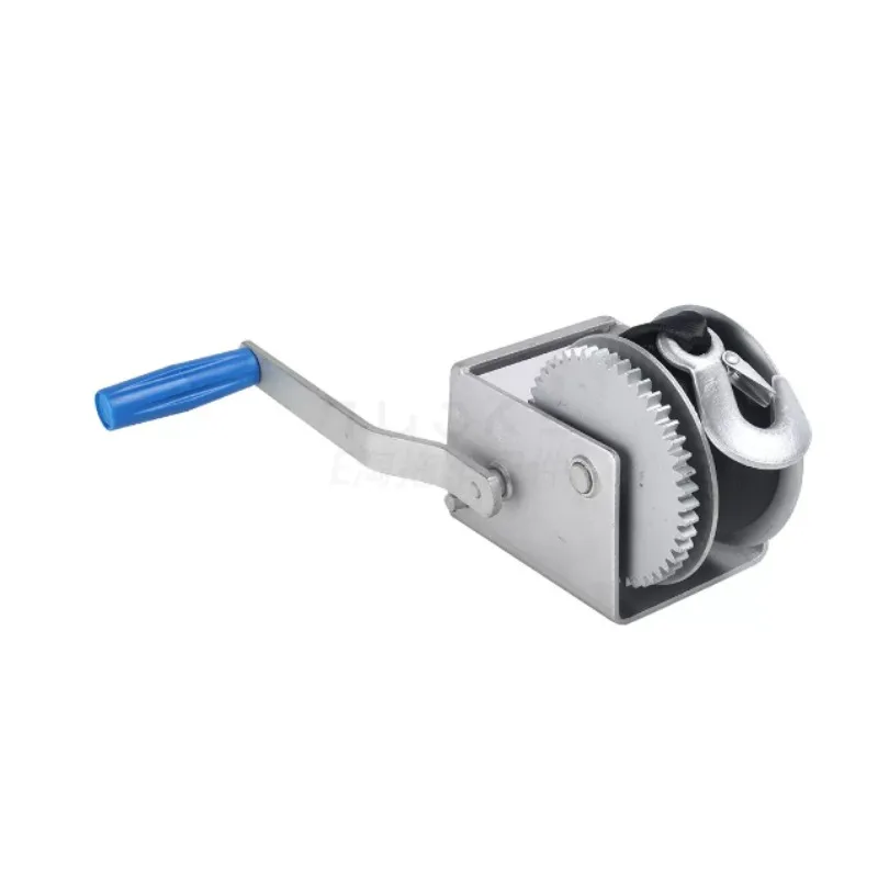 3 Speed Hand Crank Trailer Winch 2600kg Heavy Load Capacity For Tractor And Household Hauling Work