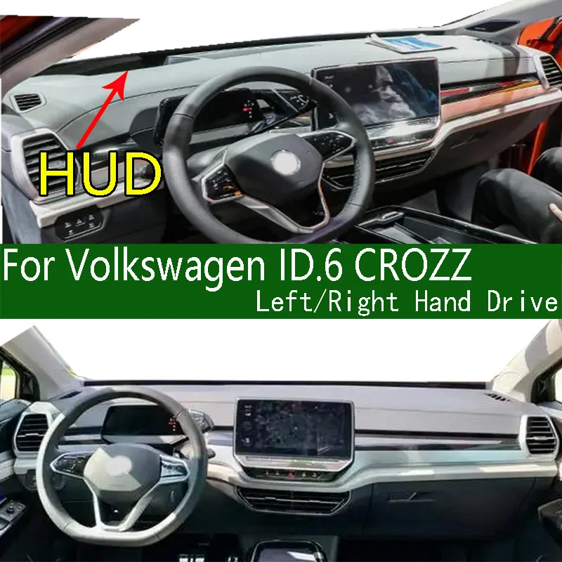 

For Volkswagen VW ID.6 CROZZ E71 Dashmat Dashboard Cover Instrument Panel Sunscreen Protective Pad Dash Mat Ornaments