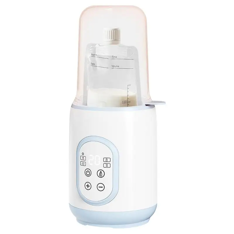 Travel Bottle Warmer Food Defrost for Breastmilk Portable Bottle Warmer Outing Travel Smart Temperature Control Automatic Heat