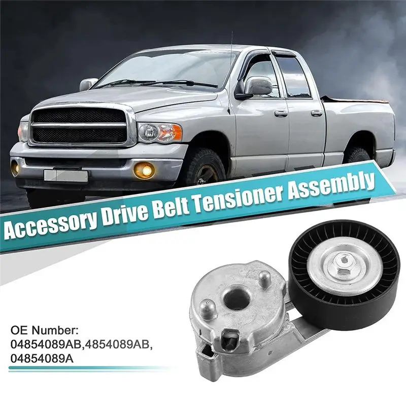 Belt Tensioner Assembly Parts Accessories 04854089AB For Jeep Grand Cherokee MK II WG,WJ 4.0 SUV 1999-2004-A02G