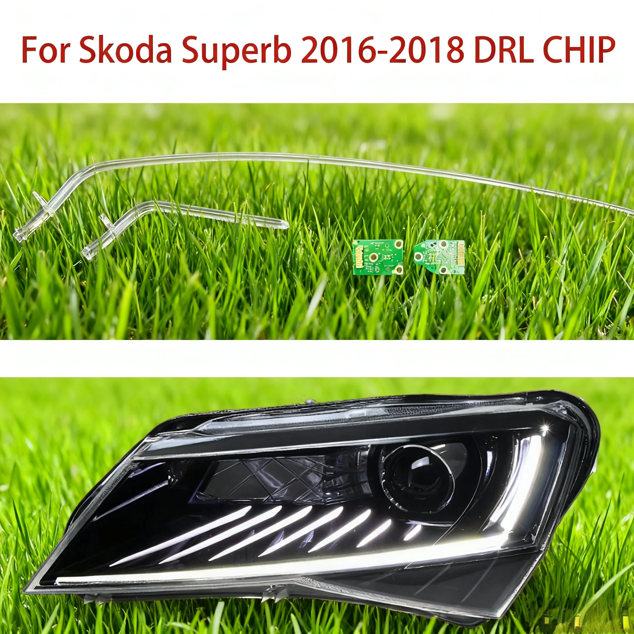 

Turn Signal Module White Light Car DRL CHIP Angel Eye Light Guide Strip For Skoda Superb 2016-2018 Ballast Chip Daytime Driving