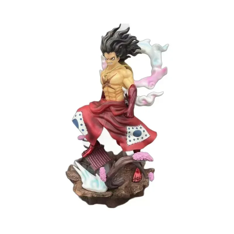 Anime One Piece Wano Kimono Monkey D Luffy Gear Snake 4 Fourth Man Ver. GK PVC Action Figure Statue Collectible Model Toys Doll