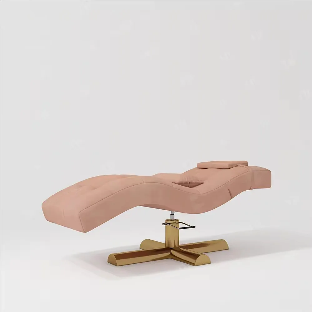 Modern Eyelash Extension Bed for Salon Furniture Curved Spa Beauty for Facial Beauty Salon Lash Massage