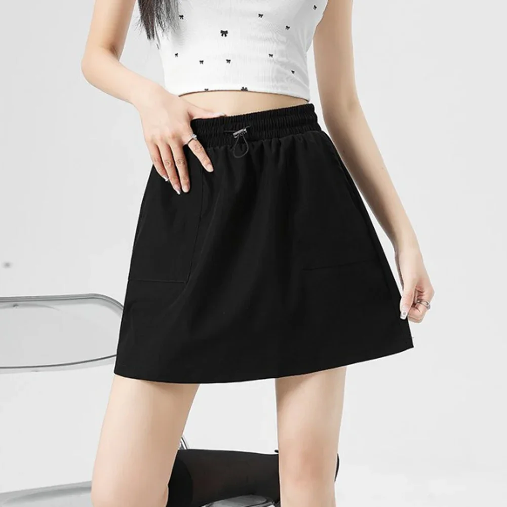 Daily Wear Office Environment High Waist Skirt Casual Fashion Skirt Army Green All Seasons Wear Brand New Item