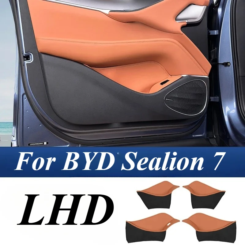 For BYD Sealion 7 Door Panel Storage Bag Door Slot Pad Anti-skid Noise Reduction Pad Door Slot Storage Modification Accessories