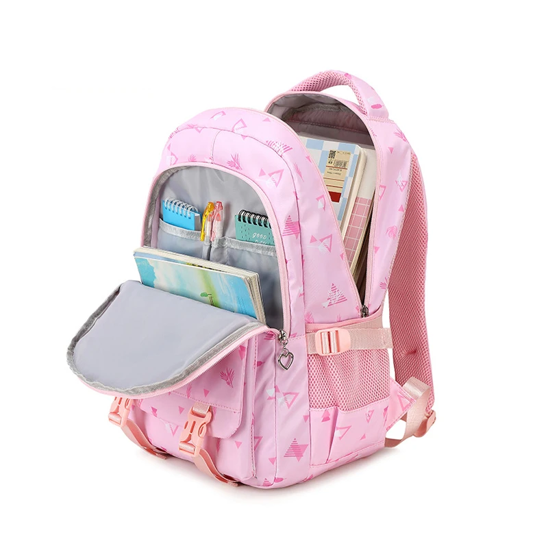 3 pz/set borsa da scuola per ragazze zaino per bambini zainetto scuola per adolescenti bambino con scatola per il pranzo astuccio per bambini borsa