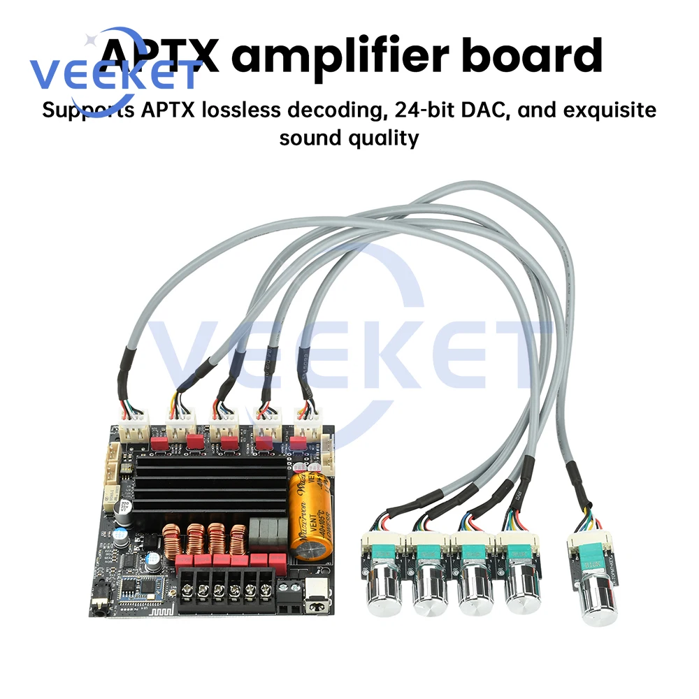 لوحة مضخم صوت كوالكوم 2.1 قناة 50 وات + 50 وات + 100 وات وحدة أمبير طاقة رقمية مع APTX ضياع DAC صوت TPA3116 #3