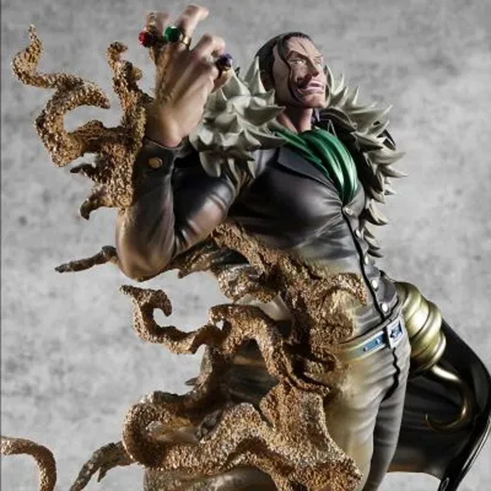 In Stock Original MegaHouse Sir Crocodile PVC 30cm Anime Character Collectible Display Figure Toy One Piece Desktop Gifts