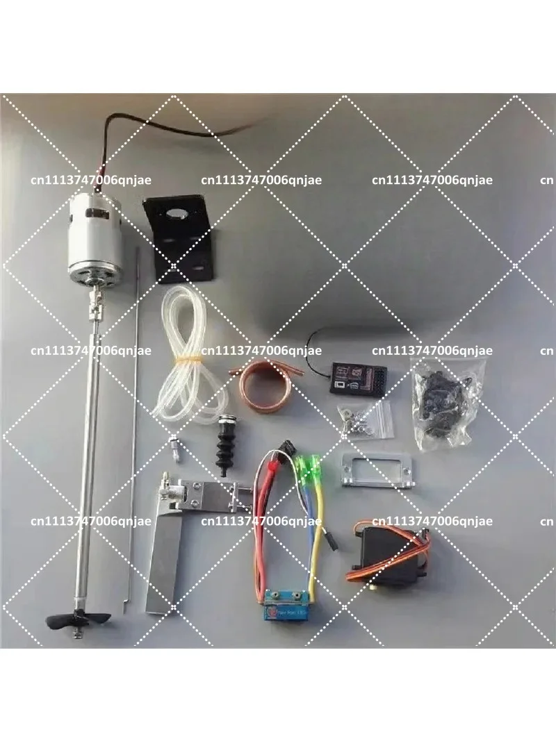 Complete RC Boat Hardware Kit, 500m Control‑Range High‑Speed Watercraft Assembly Set with 775 Motor & 480A ESC