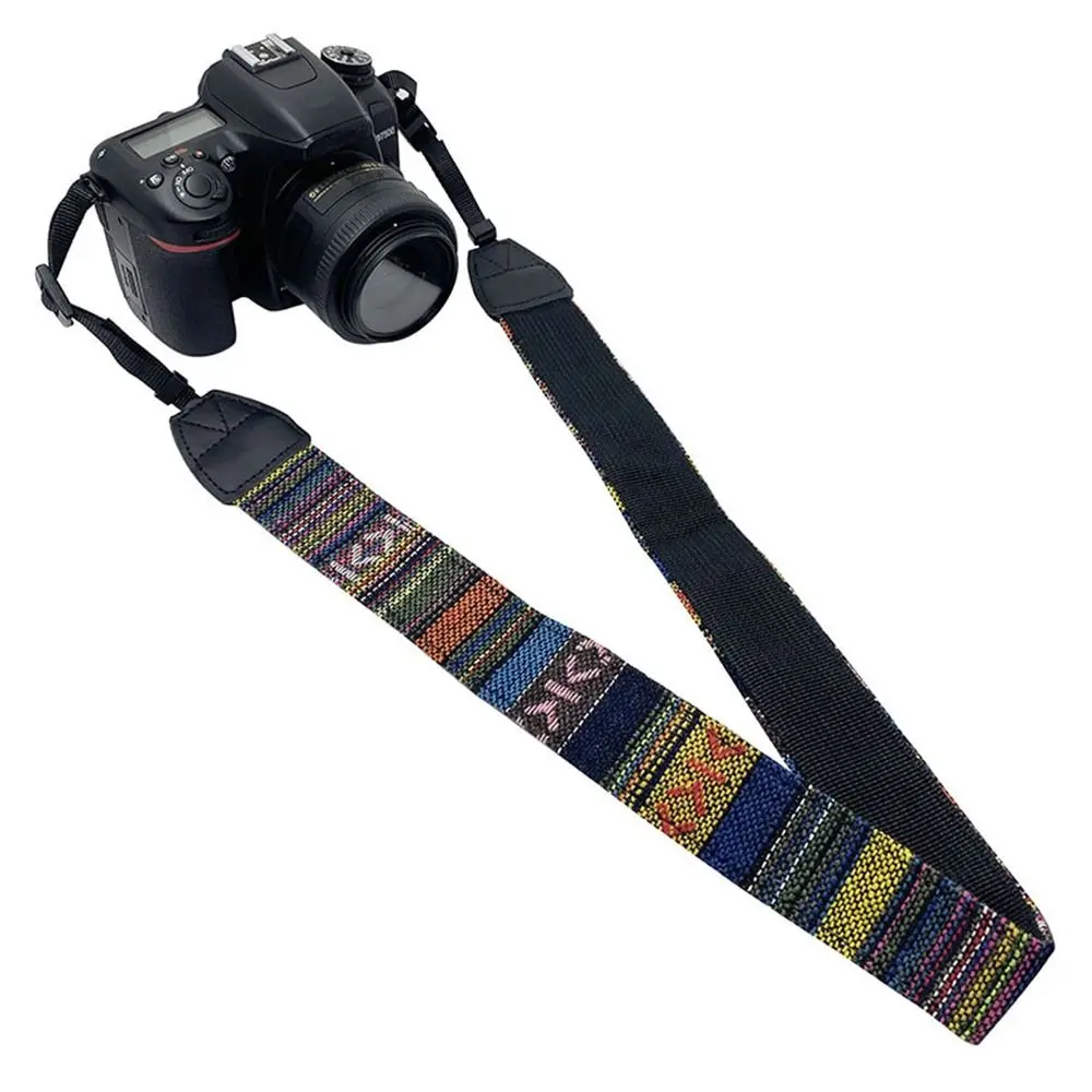 1pc Camera Strap Belt Adjustable Vintage Camera Strap Shoulder Neck Belt For Sony For Nikon SLR DSLR Camera Universal Accessorie