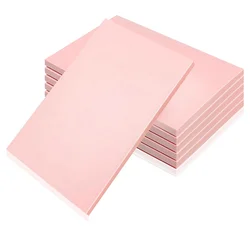 6 Pcs Pink Rubber Block Stamp Rubber Carving Linoleum Blocks Carving Block for Soft Rubber Stamp Crafts