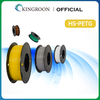 KINGROON Newest HS-PETG 3D Printer Filament 1.75mm High Speed 3D Printinng Material Hyper PETG 5KG 10KG Mix Color