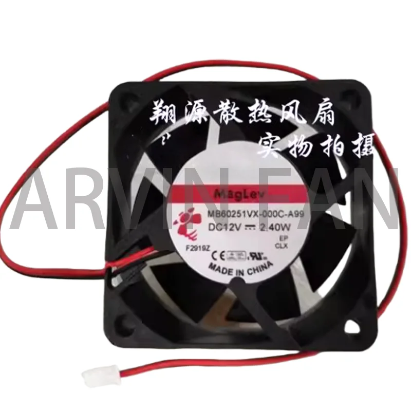 MB60251VX-000C-A99 Ventola di raffreddamento 6CM cm 6025 DC12V 2,40W