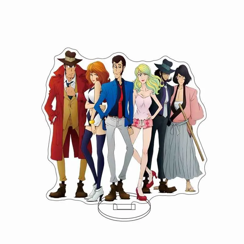 NUEVO Soporte Acrílico de Lupin III Rupan Sansei, Llavero, Placa Decorativa, Productos Originales de Primera Calidad, Figura Clásica de Escritorio, Regalo para Fans