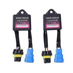 1 Pair Xenon HID Kit Anti-flicker Error Warning Canceller for H1 H3 H4 H7 H8 H9 H10 H11 9005 9006 Capacitors Computer Decoder