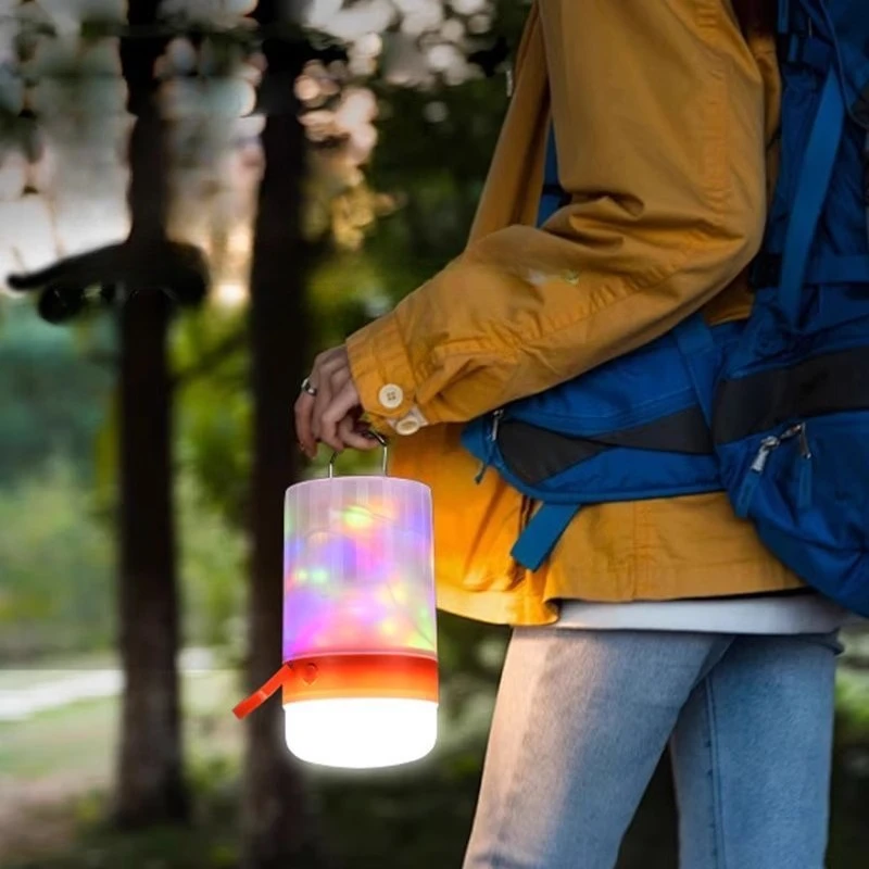 Starry Sky Camping Light Outdoor String Light Colorful Atmosphere Light Tent Camping Light USB Charging Decorative Light