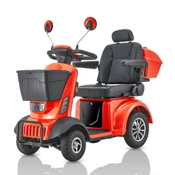 CE-certified Luxury Elderly Outdoor 4 Wheel 1000w 20ah Electric Mobility Scooter With Adjustable Seat