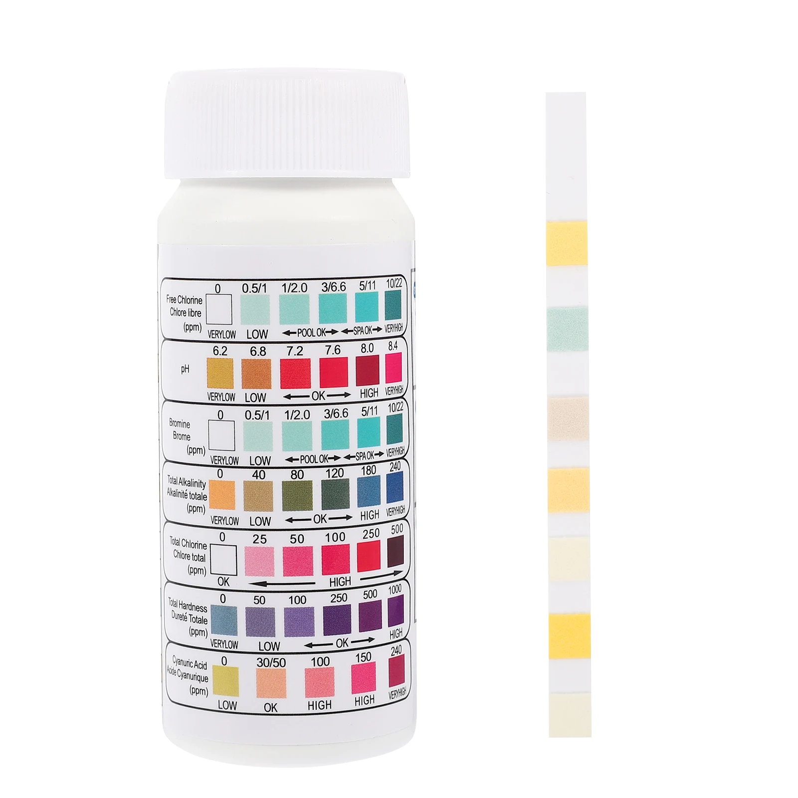 

Water Quality Test Paper Swimming Ph Strips Testing Kit High Precision Fast Convenient Carrying Premium Material