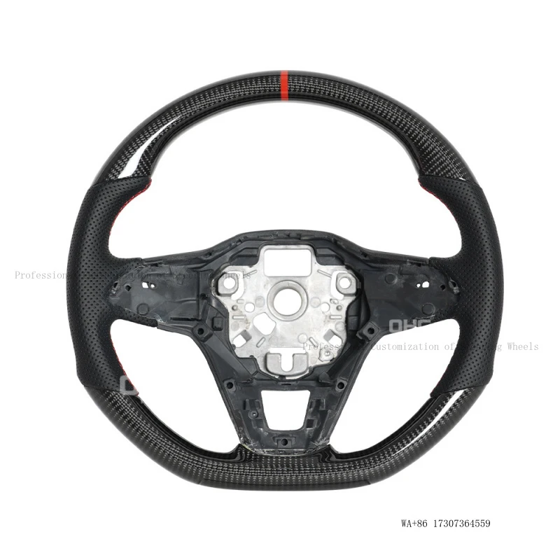 Suitable for 20-25 Volkswagen Golf 8 MK8 golf/gti carbon fiber steering wheel modification and upgrade