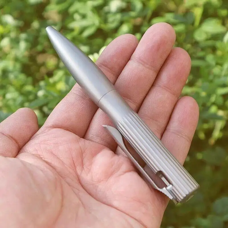 New EDC TC4 Titanium Alloy Signature Pen Pocket Multi-purpose Tool Ballpoint Pen